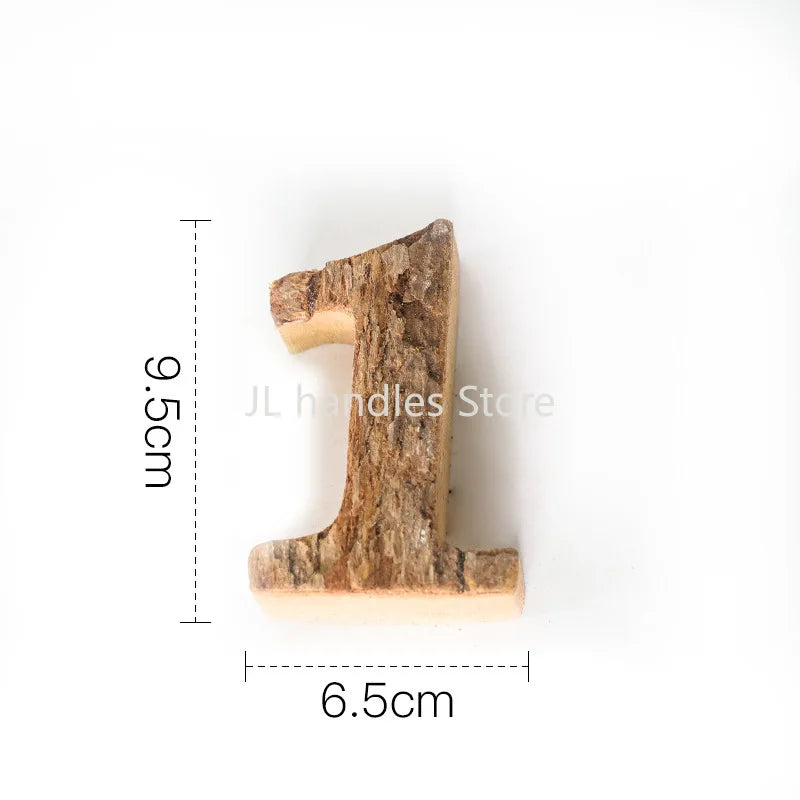 Wooden Letters Home Decor Alphabet Number DIY Home Bar Party Decoration Vintage Natural Home Decoration Accessories for Home