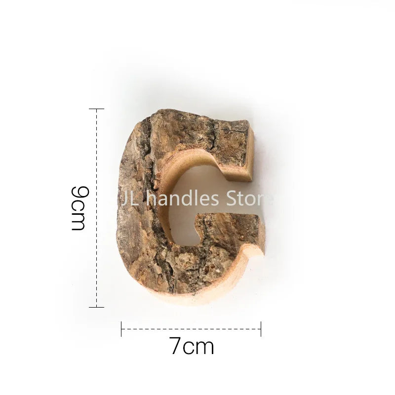 Wooden Letters Home Decor Alphabet Number DIY Home Bar Party Decoration Vintage Natural Home Decoration Accessories for Home