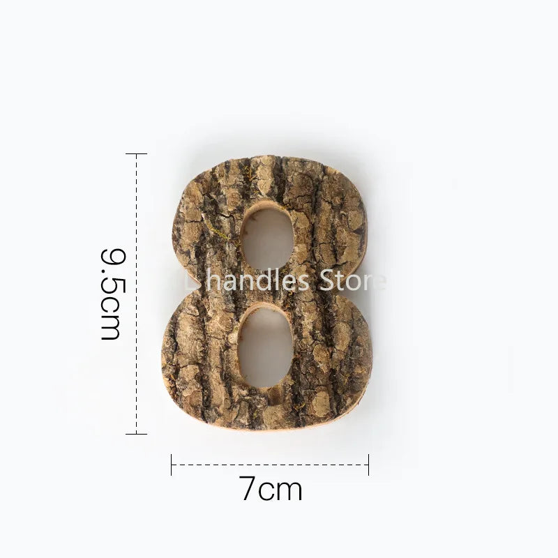 Wooden Letters Home Decor Alphabet Number DIY Home Bar Party Decoration Vintage Natural Home Decoration Accessories for Home