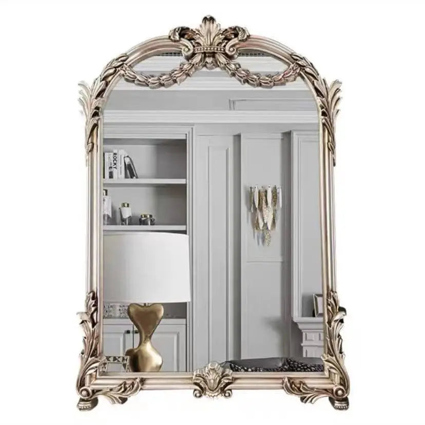 French Vintage Mirror Makeup Living Room Full Body Modern Mirror Aesthetic Design Espejo Cuerpo Entero House Accessories