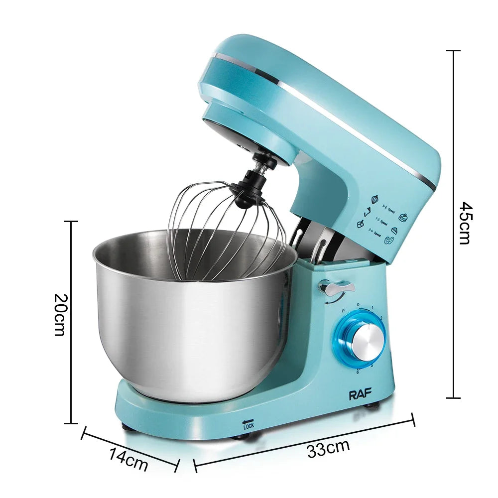 Multifunction 6.8L Kitchen Standing Cake Mixer Bakery Dough Kneading Machines Bread Dough Stand Food Mixer For Baking