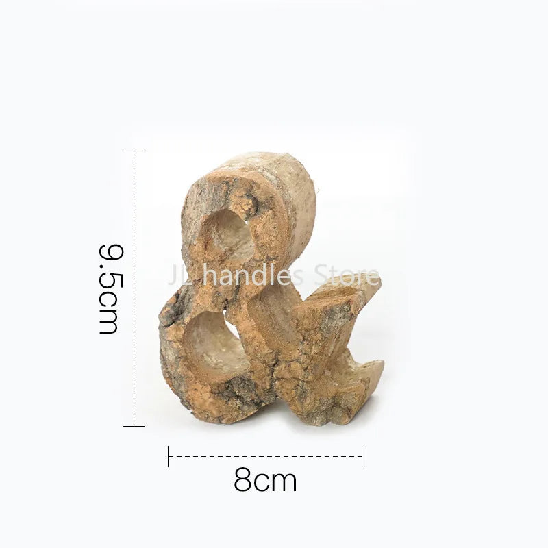 Wooden Letters Home Decor Alphabet Number DIY Home Bar Party Decoration Vintage Natural Home Decoration Accessories for Home