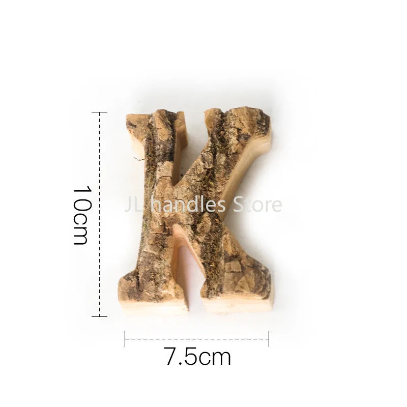 Wooden Letters Home Decor Alphabet Number DIY Home Bar Party Decoration Vintage Natural Home Decoration Accessories for Home