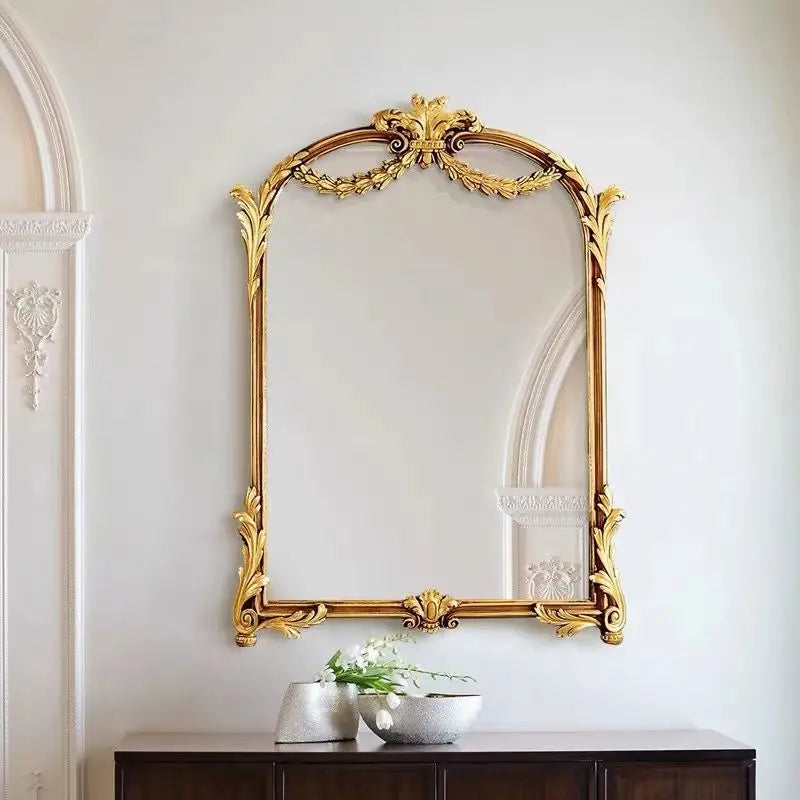 French Vintage Mirror Makeup Living Room Full Body Modern Mirror Aesthetic Design Espejo Cuerpo Entero House Accessories