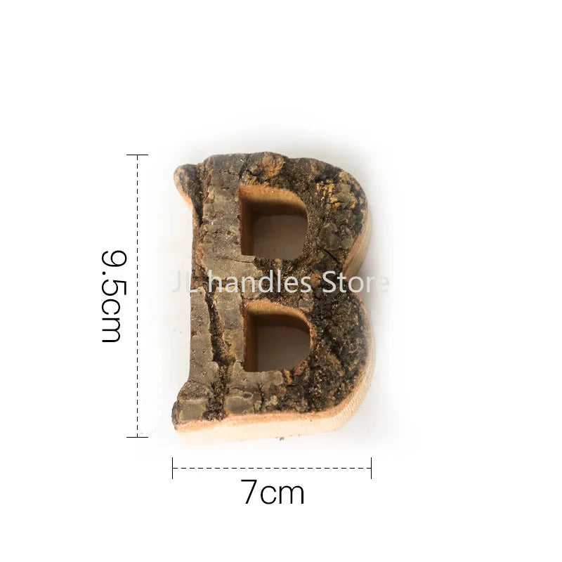 Wooden Letters Home Decor Alphabet Number DIY Home Bar Party Decoration Vintage Natural Home Decoration Accessories for Home