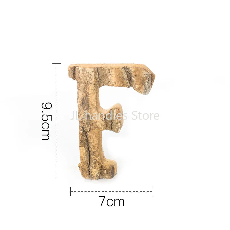 Wooden Letters Home Decor Alphabet Number DIY Home Bar Party Decoration Vintage Natural Home Decoration Accessories for Home