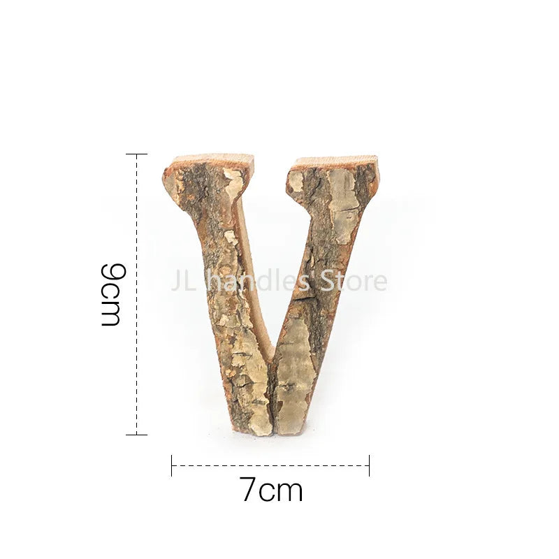Wooden Letters Home Decor Alphabet Number DIY Home Bar Party Decoration Vintage Natural Home Decoration Accessories for Home