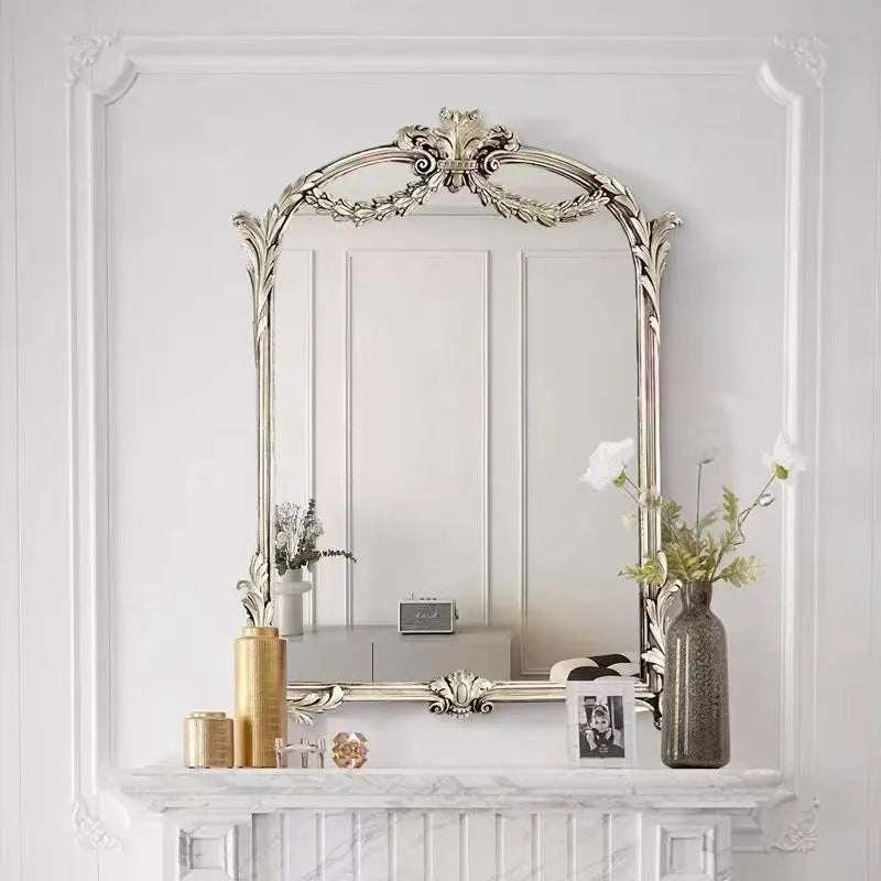 French Vintage Mirror Makeup Living Room Full Body Modern Mirror Aesthetic Design Espejo Cuerpo Entero House Accessories