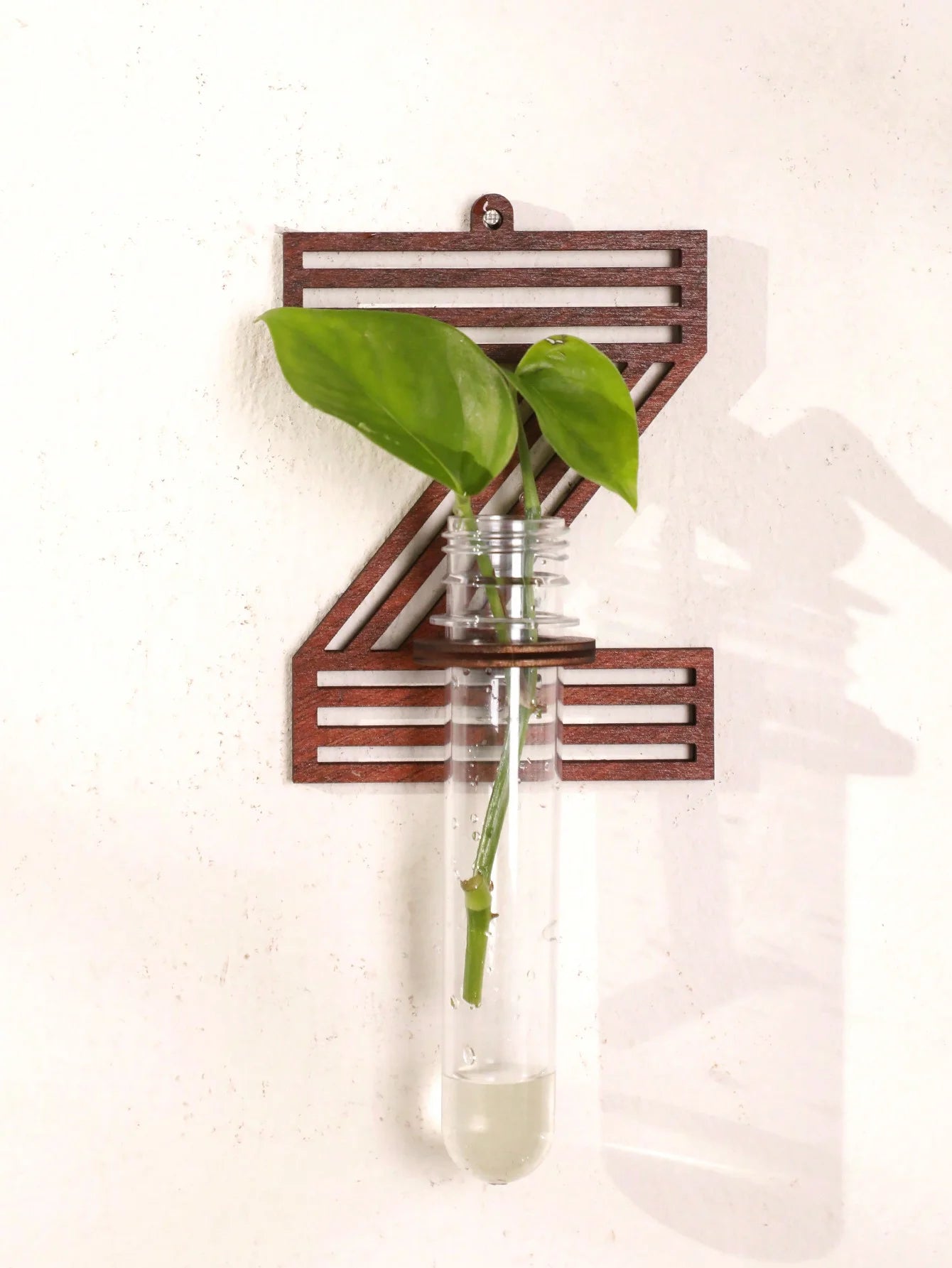 A-Z Alphabet Plant Propagation Stations ，With Wooden Stand，26styles DIY Plant Propagation Tubes， Plant Lover Hydroponics Decor