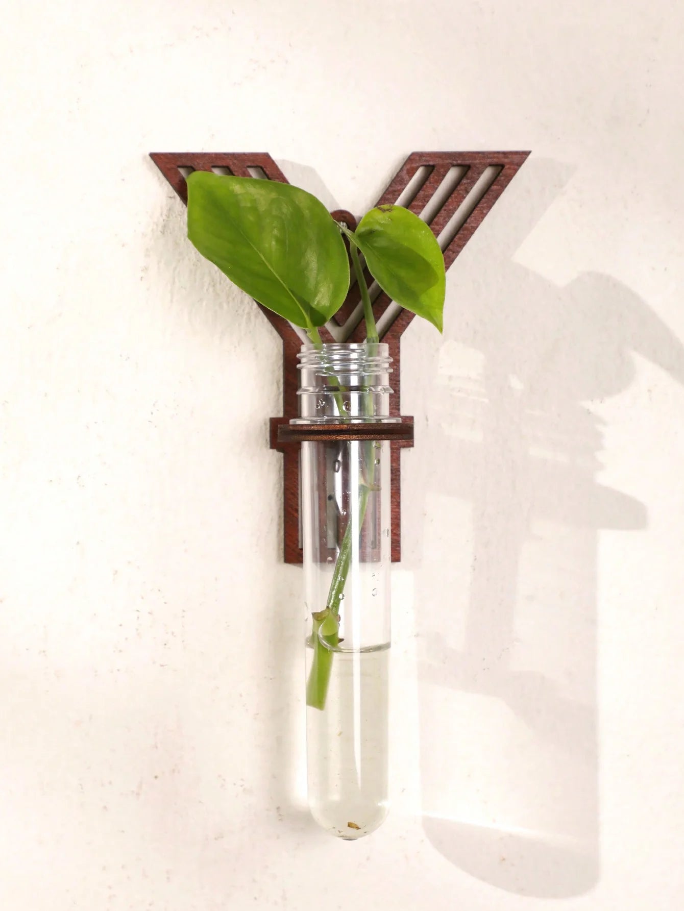 A-Z Alphabet Plant Propagation Stations ，With Wooden Stand，26styles DIY Plant Propagation Tubes， Plant Lover Hydroponics Decor