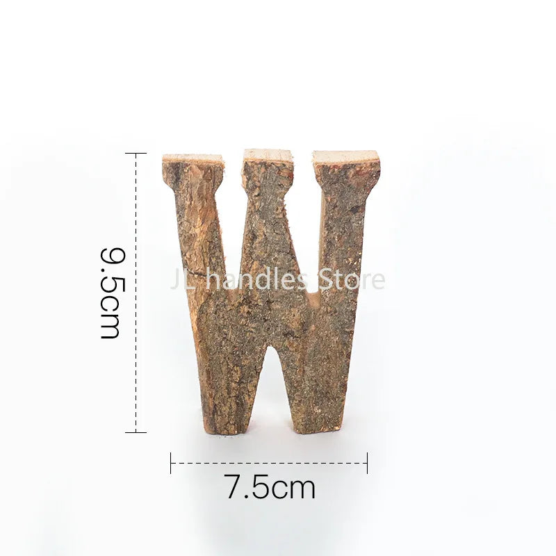 Wooden Letters Home Decor Alphabet Number DIY Home Bar Party Decoration Vintage Natural Home Decoration Accessories for Home