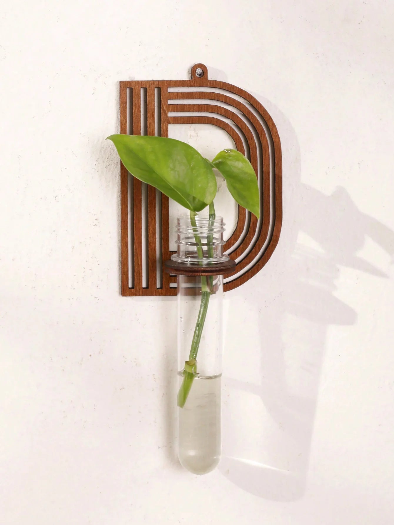 A-Z Alphabet Plant Propagation Stations ，With Wooden Stand，26styles DIY Plant Propagation Tubes， Plant Lover Hydroponics Decor