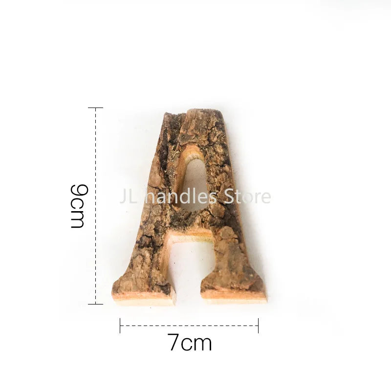 Wooden Letters Home Decor Alphabet Number DIY Home Bar Party Decoration Vintage Natural Home Decoration Accessories for Home
