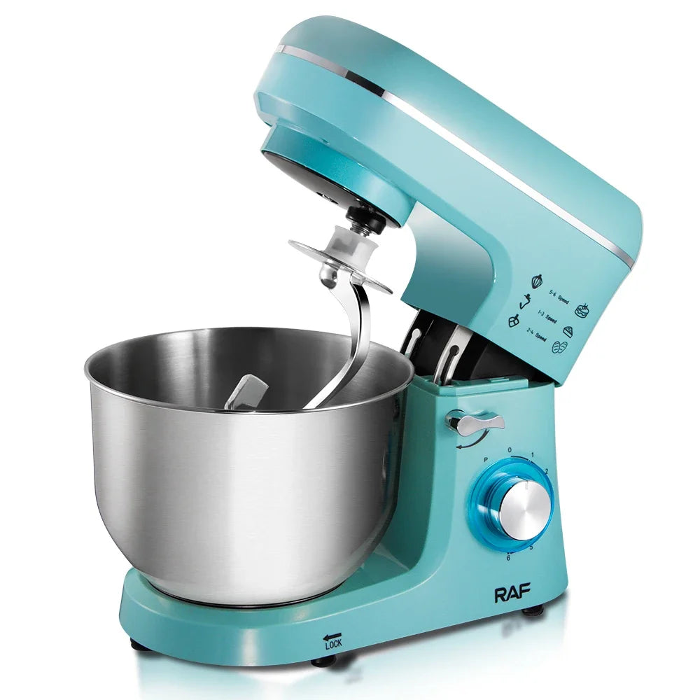 Multifunction 6.8L Kitchen Standing Cake Mixer Bakery Dough Kneading Machines Bread Dough Stand Food Mixer For Baking