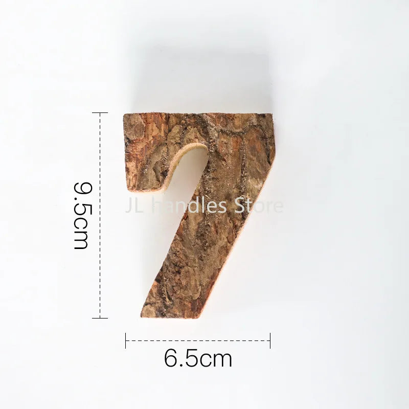 Wooden Letters Home Decor Alphabet Number DIY Home Bar Party Decoration Vintage Natural Home Decoration Accessories for Home