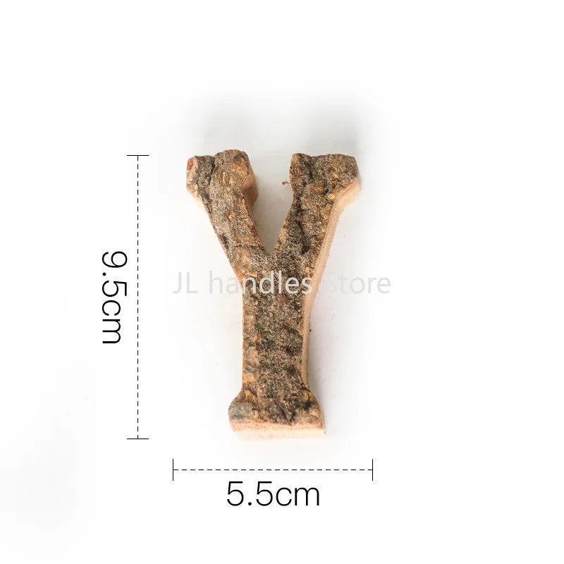 Wooden Letters Home Decor Alphabet Number DIY Home Bar Party Decoration Vintage Natural Home Decoration Accessories for Home