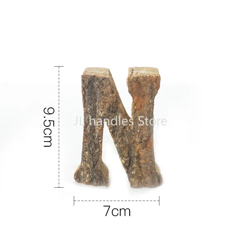 Wooden Letters Home Decor Alphabet Number DIY Home Bar Party Decoration Vintage Natural Home Decoration Accessories for Home