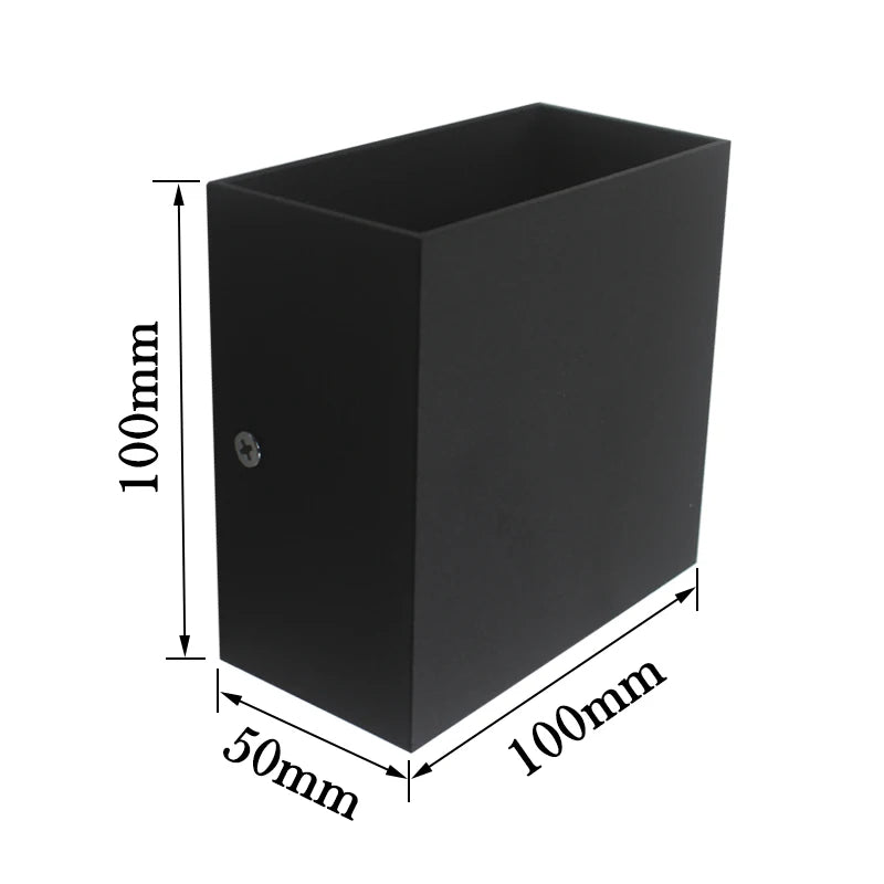 LED Wall Sconces 6W Modern Indoor Wall Lamp, White Up Down Wall Mount Lights for Living Room Hallway Bedroom Decor